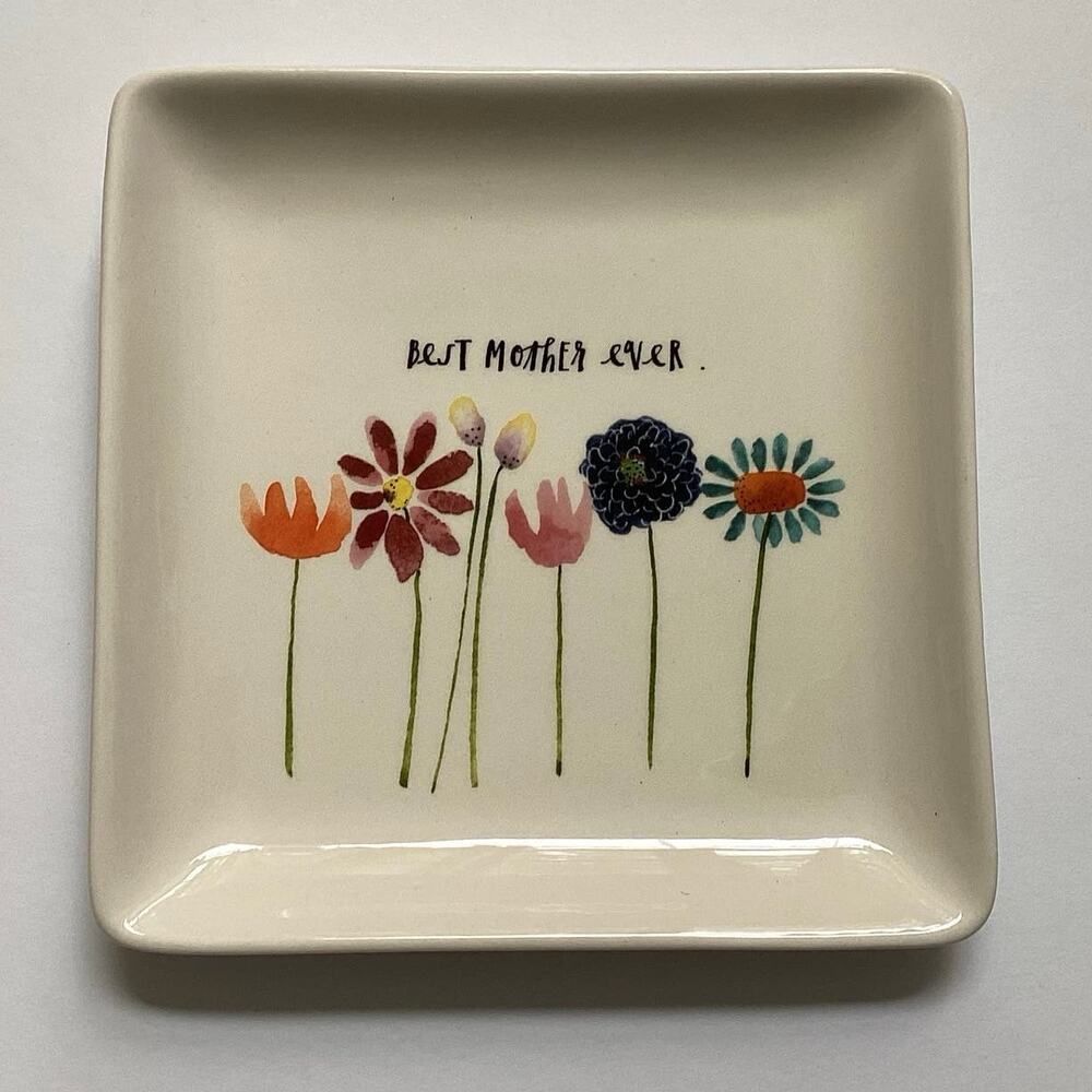 Rae Dunn Best Mother Ever Decorative Dish
